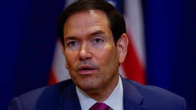 US Secretary of State Marco Rubio speaks to members of the media during a signing ceremony on the sidelines of the 81st United Nations General Assembly in New York, Monday 'International system broken': Rubio's stark message amid UNGA, says US interests above world order