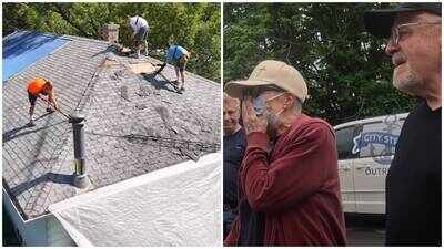Rudan Brothers surprise elderly couple with a free roof repair. The Rudan Brothers surprise elderly Canadian couple with free roof repair, then transform entire home after discovering wife is battling two forms of cancer and preparing for chemotherapy