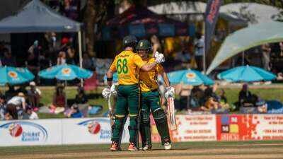 Jordan Hermann, bowlers shine as South Africa beat Zimbabwe to clinch tri-series title