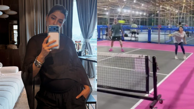 Picture Credit: Instagram Mom-to-be Samantha Ruth Prabhu plays pickleball with husband Raj Nidimoru; says, ‘My running never looked sexier’