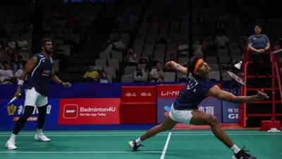 India’s Satwiksairaj Rankireddy and Chirag Shetty (IANS image) Asian Games: Defending champions Satwiksairaj Rankireddy, Chirag Shetty suffer shock first-round exit