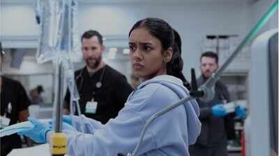 Shabana Azeez talks about how some TV actors believe that they will be able to perform actual surgeries now. Jokes about how stars should not be allowed in the medical field. (YouTube) Emmy 2026: ‘The Pitt’s Shabana Azeez talks about TV doctors believing they can perform surgeries: ‘Don't let an actor do any medicine…’