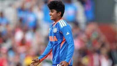 Shree Charani (Getty Images) Shree Charani creates history at 22, becomes fastest Indian to 50 T20I wickets