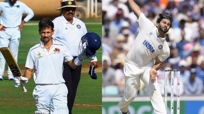 Siddhesh Lad and Shardul Thakur (PTI Photo) Siddhesh Lad to replace Shardul Thakur as Mumbai captain for 2026-27 Ranji Trophy season