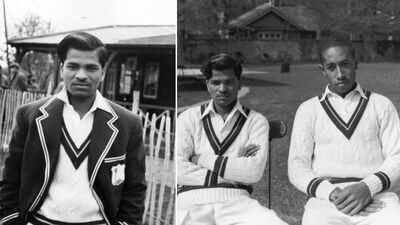 Sonny Ramadhin (left); and West Indian spin bowlers Sonny Ramadhin, and Alf Valentine during their tour of England, April 1950. (Photo/Getty Images) 'Those two little pals of mine': Sonny Ramadhin became first Indian-origin cricketer to play for West Indies in 1950, helped them beat England in England for the first time. He became part of first great West Indies team and a protagonist of one of cricket's most iconic songs