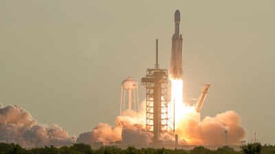 A SpaceX Falcon Heavy rocket with the space observatory Roman Telescope lifts off from launch complex 39A at the Kennedy Space Center in Cape Canaveral, Fla., Sunday, Aug. 30, 2026. (AP Photo/John Raoux) SpaceX sends $4.3 billion Roman Space Telescope to look for 'weird, rare, unusual’ stars and planets; leaves NASA's director Nicky Fox in tears