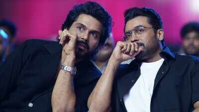 Suriya clarifies Mumbai living rumours: ‘I’m based in Chennai, just travel there sometimes’, actor clears his stand at Karthi’s ‘Sardar 2’ audio launch