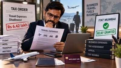 The individual said he reimbursed his wife after returning to India. (Image for representative purpose only) Businessman paid Rs 6.42 lakh for foreign business travel using wife’s card and then reimbursed her; taxman disallowed it, ITAT Mumbai says nothing in law bars it