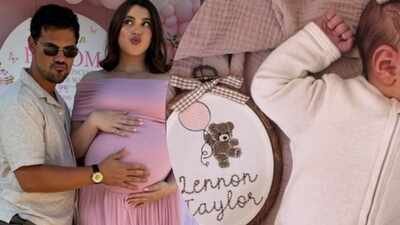 Taylor Lautner and wife Tay welcome first child; share first pic of baby girl Lennon Taylor Lautner