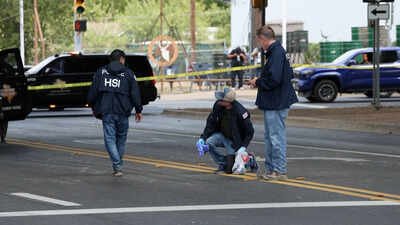 Federal officers operate after Congressman Greg Casar (D-TX) said that a US Immigration and Customs Enforcement (ICE) agent shot a person earlier in the day in Austin, Texas, US September 20, 2026. ICE officer shoots, wounds man in Austin; protesters demand probe