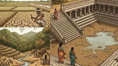 The 2026 southwest monsoon is expected to face a significant rainfall deficit across various regions in India (AI image) Why first monsoon drought in 11 years left India dry, and wet