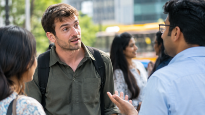 The expat said he noticed that conversations could quickly move beyond the usual introductions. (Image: AI-representation) European expat who moved to India for work shares an unexpected behavior pattern in most Indians when they introduce themselves: ‘People want to place you…’