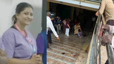 The injured woman has been identified as Madhumitha Bengaluru horror: Nurse chased, attacked with machete by husband; acid thrown