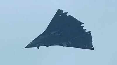 The J-36 is the unofficial name for a jet first seen flying over Chengdu in December 2024 and believed to be a sixth-generation fighter jet under development by Chengdu Aircraft Corporation. Photo: X/Rupprecht_A Lasers to zap missiles? China's 6th gen J-36 jet hints at radical new weapon