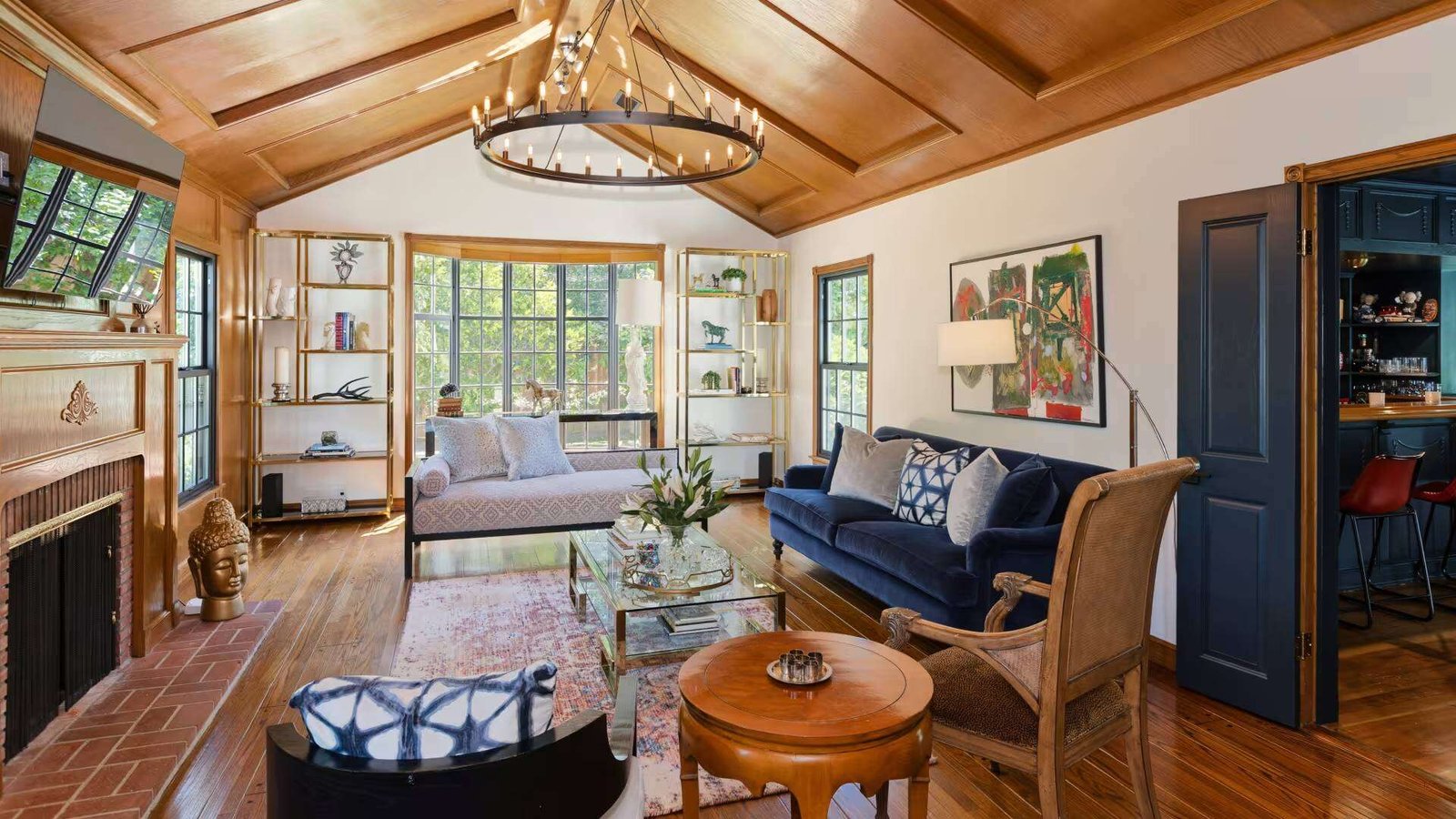 ​The nearly 4,000-square-foot Tudor-style home sits on 1.25 acres near Griffith Park.