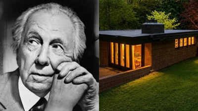 The property occupies two acres within The Acres' larger shared landscape. Mature trees, meadows and gently rolling terrain surround the four Wright homes, creating a setting where the architecture and natural environment are closely intertwined. A Frank Lloyd Wright house in Michigan fell into disrepair before a couple bought and restored it in 2016; the 2,500-sq-ft home on 2 acres now earns about $180,000-$200,000 a year and is listed for $2.1 million