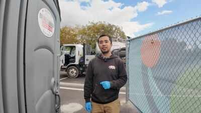 Tom says he has become used to the smell after cleaning many portable toilets A 31-year-old California entrepreneur started a portable-toilet business in 2023 with one truck and 100 units; two years later, nearly 2,000 toilets and 12 trucks helped bring in $4.3 million in 2025