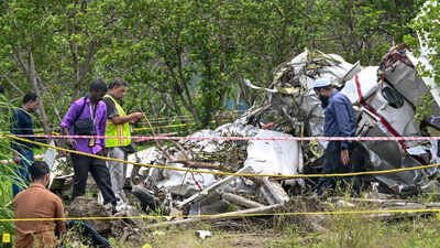 A four-seater, dual-engine Tecnam aircraft crashed in a fatal crash on the outskirts of the Natthapurwa village near the Ganga Barrage in Kanpur. Kanpur plane crash: No distress call, flight-monitoring gaps emerge in AAIB probe