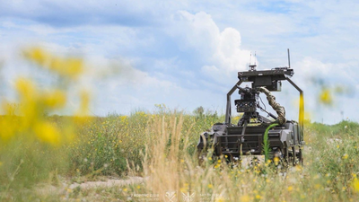 Ukraine, after championing the use of drones on air and sea, is now deploying these unmanned systems on the ground. (Image credit: Ukrainian MoD) Drones carrying ground robots: Ukraine’s new battlefield tactic against Russia