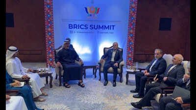 UN reaction on Iran-UAE meet at Brics UN hails Iran-UAE meeting on sidelines of Brics Summit, says India can be 'bridge-builder'
