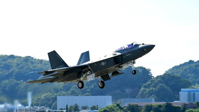 South Korea has inducted the Block-I of KF-21 , this aircraft will later be transformed to a fifth-generation fighter. (Image credit: S Korean defence ministry) South Korea's KF-21 Boramae is flying, AMCA still on paper: The stark fighter-jet race India cannot afford to lose