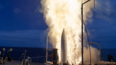 Arleigh-Burke class guided-missile destroyer USS John Paul Jones launches a Standard Missile 6 during an exercise. (Image credit: US DoW) Ship-killer, missile shield, air-to-air weapon: Why the SM-6 is America's 'three-in-one' missile