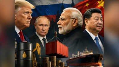 This is an AI-generated image, used for representational purposes only 'Implications for ties, unauthorised, unfriendly': How India, Russia and China reacted to US sanctions Bill