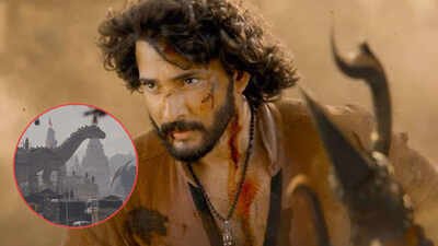 'Varanasi': Alleged leaked image from sets of Mahesh Babu and Priyanka Chopra starrer shows dinosaur, massive temples; fans react, 'What is SS Rajamouli cooking?' 'Varanasi': Alleged leaked image from sets of Mahesh Babu and Priyanka Chopra starrer shows dinosaur, massive temples; fans react, 'What is SS Rajamouli cooking?'