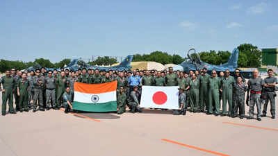 India-Japan defence ties take flight as air chiefs fly Tejas together during Veer Guardian 2026