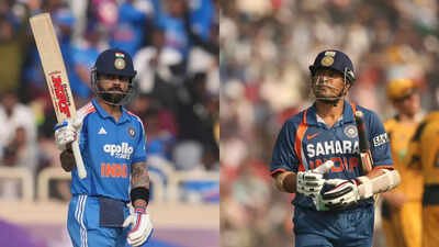 Virat Kohli and Sachin Tendulkar (AP Photo) Ashwin picks Sachin over Kohli, reveals what Virat must do to be on the same level