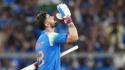 Virat Kohli's record-breaking night: 15,000 ODI runs, 55th century and more - full list