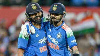 Virat Kohli and Rohit Sharma (Image credit: AFP) 'We last won it in 2011': Rinku Singh wants Virat Kohli, Rohit Sharma to win 2027 ODI World Cup for India
