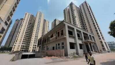 An under-construction club of Tower D3 in Jaypee Wish Town OCs issued but possession delayed as lifts & amenities not ready, say Wish Town homebuyers