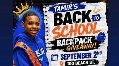 Young entrepreneur Tamir Lewis is turning his hustle into a backpack giveaway for Staten Island children. Meet Tamir Lewis, the 12-year-old Staten Island student who sells drinks at basketball games and is now organising his own backpack giveaway for local children