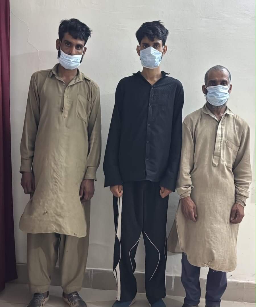Zakir Husaain, Mohd Azam and Mohd Mustaq<br>