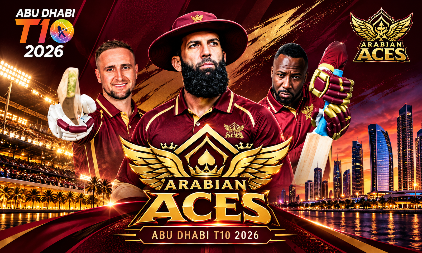 Abu Dhabi T10 2026: Arabian Aces Squad, Schedule, Predicted Playing XI & Live Streaming Details