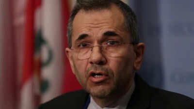 FILE PHOTO: Iranian Deputy Foreign Minister Majid Takht-Ravanchi, at the time its U.N. ambassador, speaks to the media outside Security Council chambers at the U.N. headquarters in New York, U.S., June 24, 2019. Iran summons UK envoy after PM Burnham hints at Tehran link in Fairford base 'terror plot'