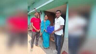 Some NGO workers provided Kavita with tracksuit and other items after the video went viral In saris and slippers, Ramgarh women run for a govt job dream