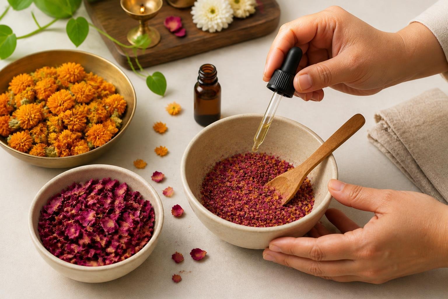 Don't throw away used pooja flowers; here's how to turn them into fragrant dhoop at home<br>