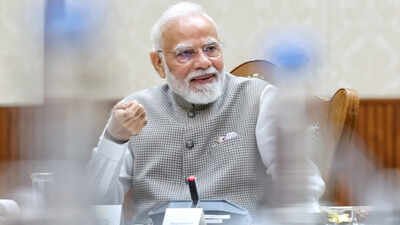 File photo: Prime Minister Narendra Modi (Picture credit: PTI) Cabinet adopts resolution hailing achievements of PM Modi