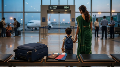 AI generated image used for representative purpose Air India Express denied boarding to mother and child despite valid tickets, made them buy new ones; commission awards Rs 70,287 payout