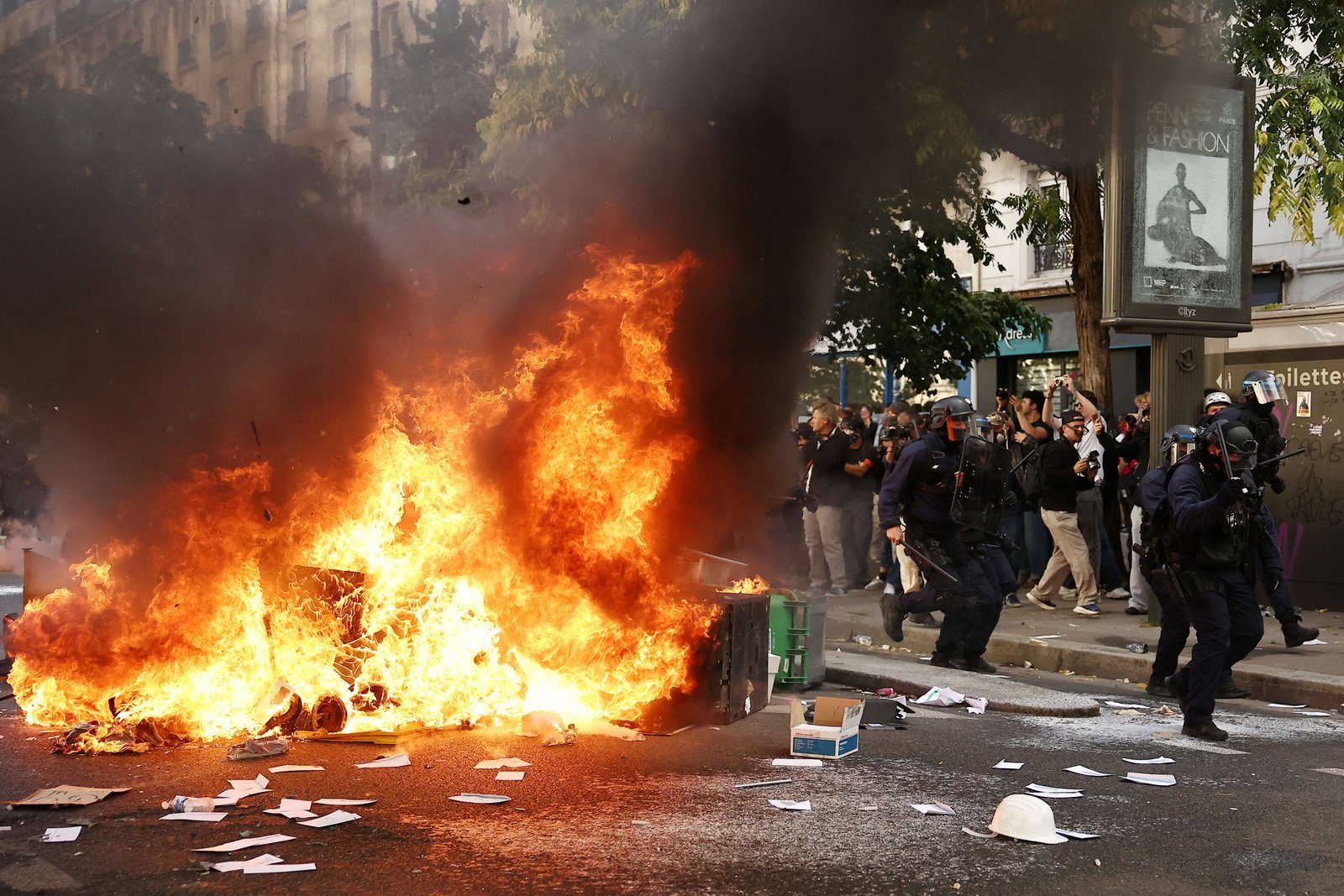 Nationwide day of student protests in France
