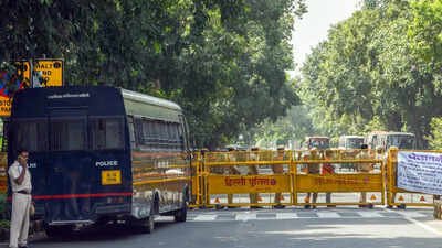 ‘Cover it from a distance’: Delhi Police releases statement after accusations of journalists being placed under house arrest
