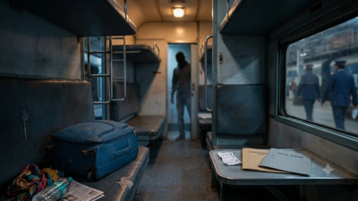 AI generated image used for representative purpose Bag stolen from reserved train coach; Railway loses appeal against Rs 1.45 lakh payout to passenger