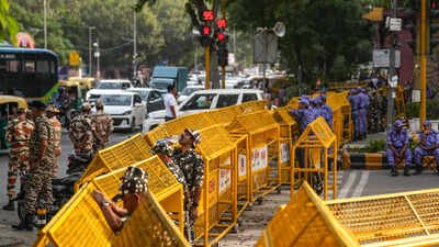 'Unprecedented security': How Delhi is bracing for October 10 protests against CEC