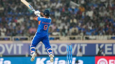 India's Sanju Samson (PTI Photo) ‘Serving a hungry lion a goat on a platter’: Ashwin explains how Shai Hope helped Sanju Samson regain form