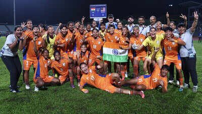 Team India (Pic credit: AIFF) 20 goals in three matches! India U17 women make history, become first-ever Indian side to qualify for back-to-back Asian Cups
