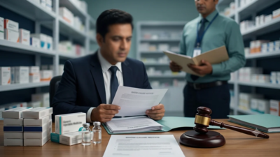 AI generated image used for representative purpose Can a drug licence be suspended before a hearing? Karnataka HC explains rule