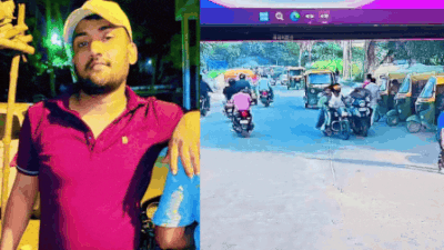 CCTV video of Delhi murder Overtaken, knocked off his scooter, stabbed repeatedly: South Delhi murder on camera