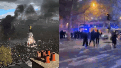France on fire: City halls set ablaze, shops looted as protests turn violent - in videos